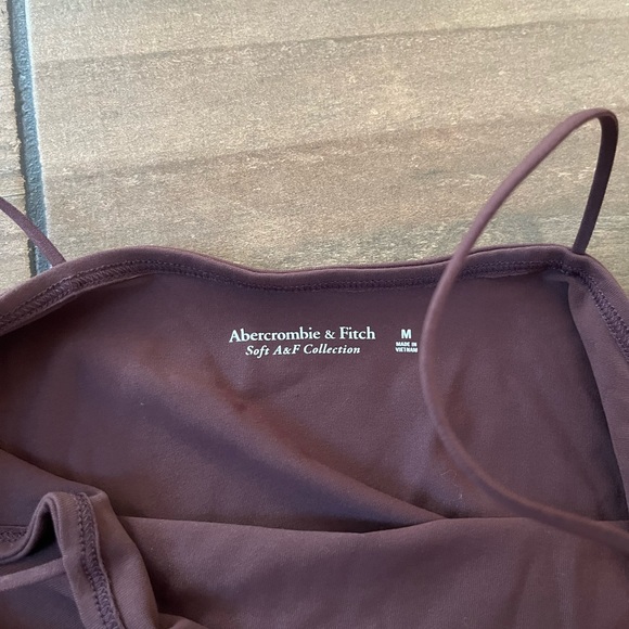 Abercrombie & fitch soft af thong bodysuit chocolate brown medium - Picture 3 of 4